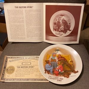 Vintage 1980 Csatari Grandparent Collector Plate